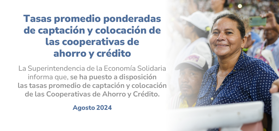 Banner tasas de captación agosto 2024