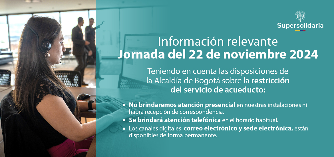 Banner atención oficinas 22 de noviembre