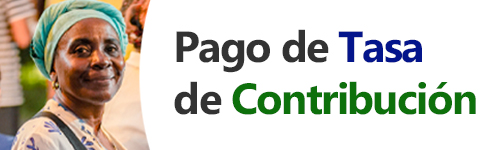 Botón de pago de tasa de contribución