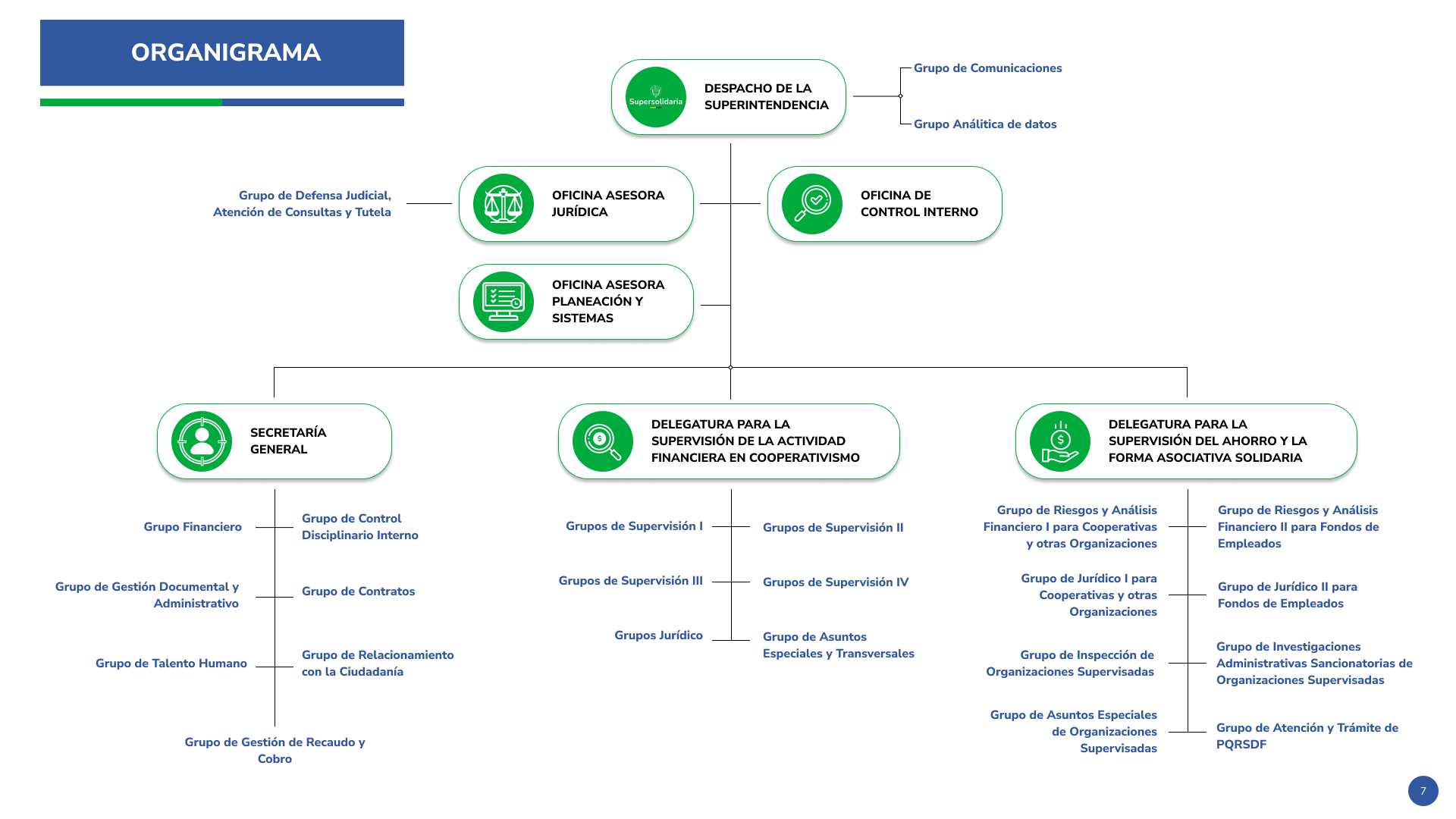 Organigrama de la SES 2024