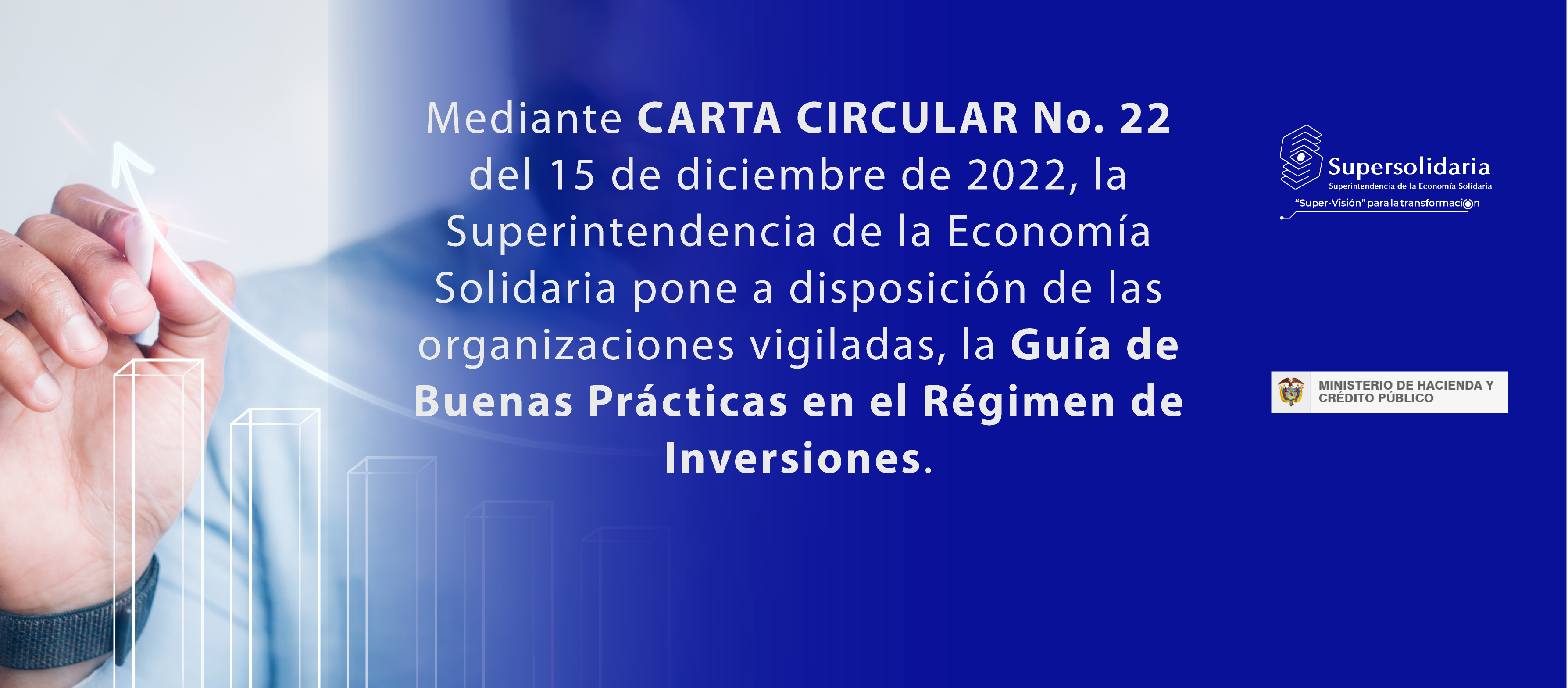 Banner información sobre la Guía de Buenas Prácticas en el Régimen de Inversiones de la Supersolidaria