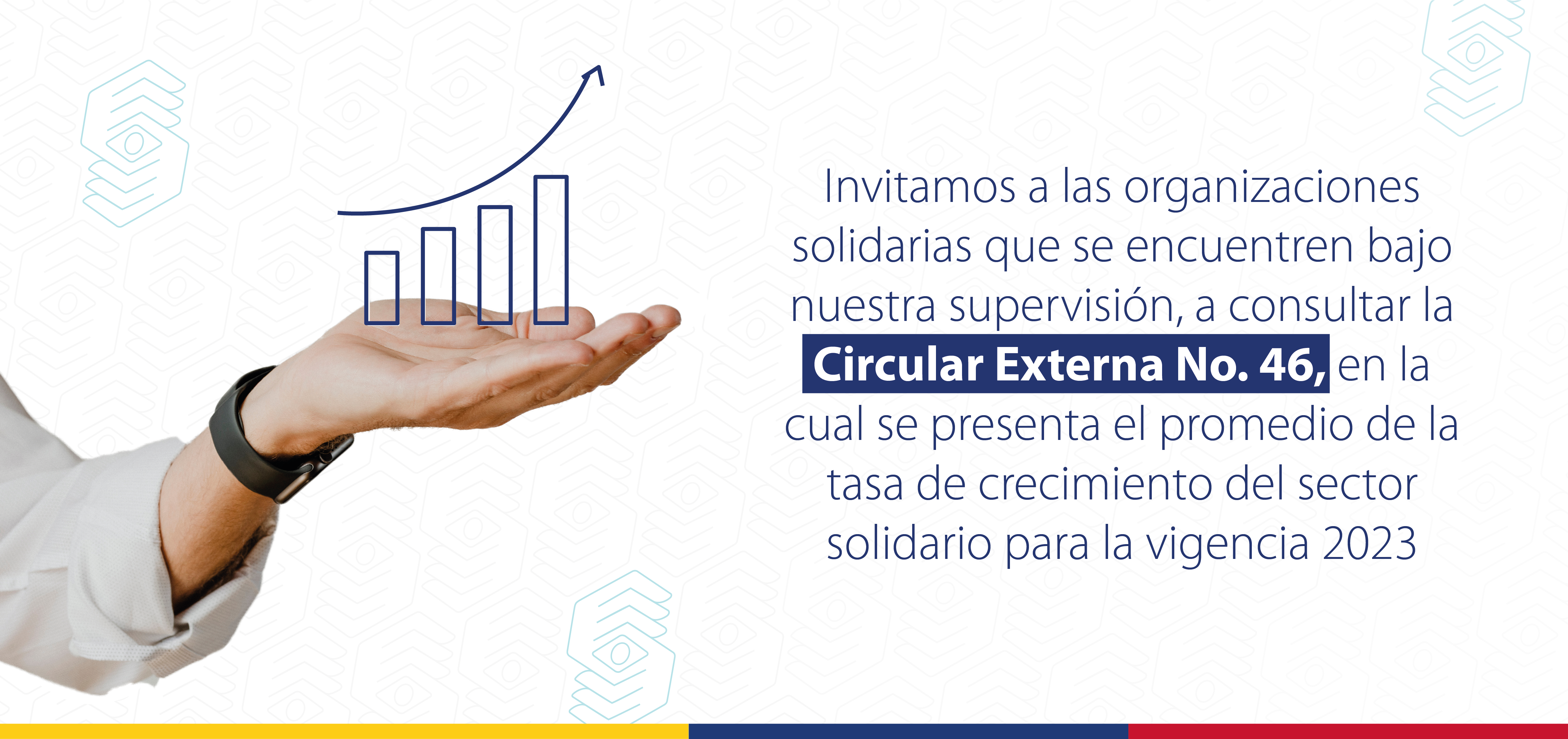 Banner web circular externa 46 sobre promedio tasa crecimiento sector solidario para el 2023