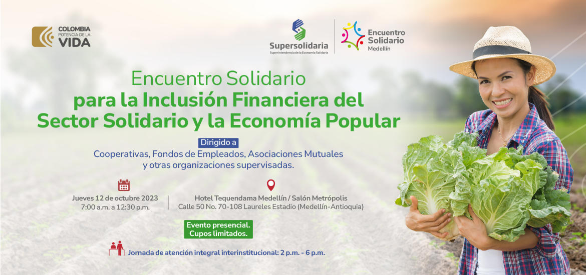 Estaremos en Medellín, el 12 de octubre, realizando Encuentro Solidario y jornada interinstitucional de atención