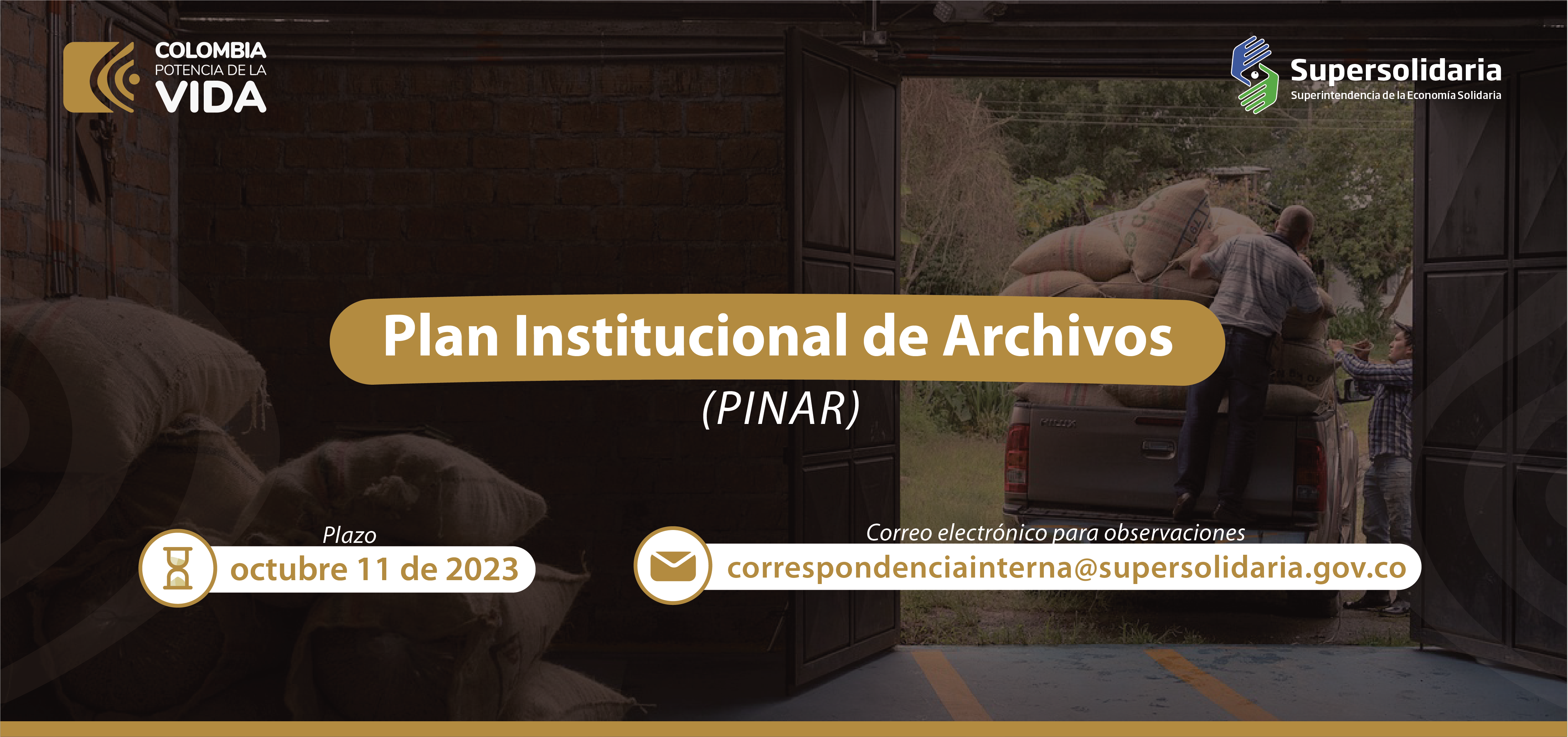 Observaciones o comentarios al proyecto de plan, hasta el 11 de octubre de 2023