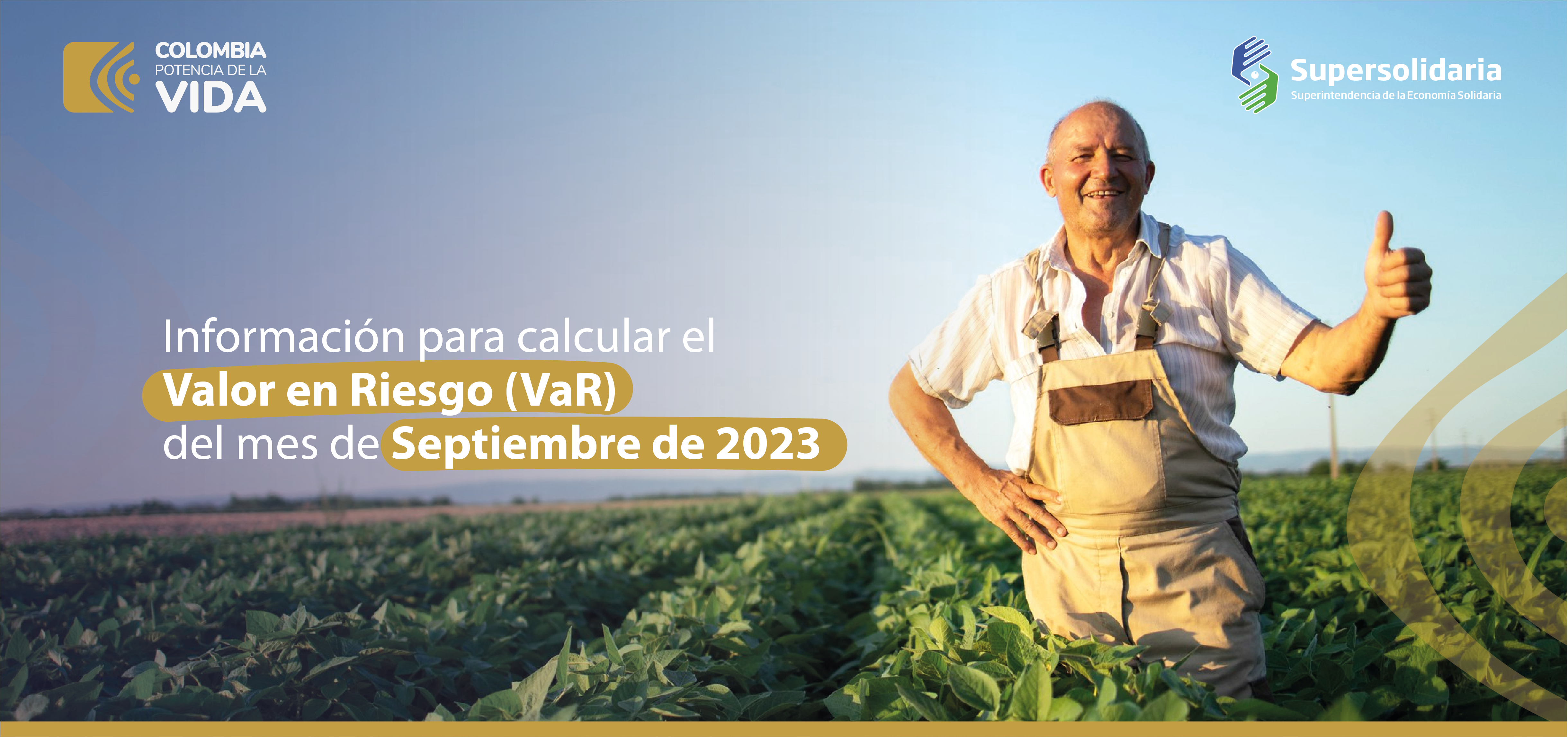 Información para calcular el valor en riesgo (VaR) para el mes de septiembre de 2023