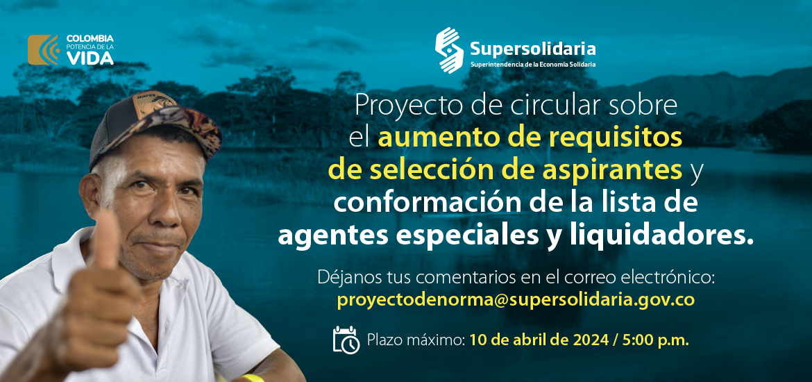 Disponible para comentarios proyecto Circular Externa 62