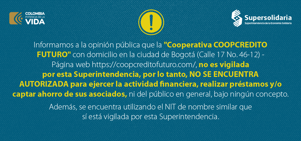 Atención - Cooperativa COOPCREDITO FUTURO