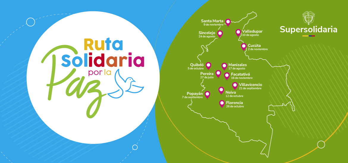 ¡Conoce los destinos de la #RutaSolidariaPorLaPaz! 