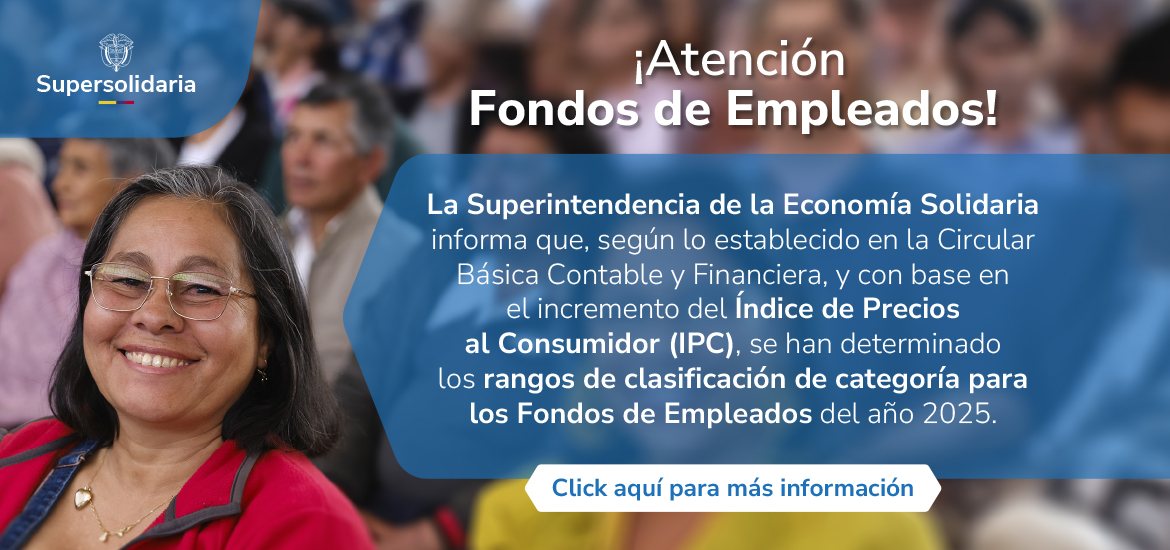 Banner Categorización de Fondos de Empleados