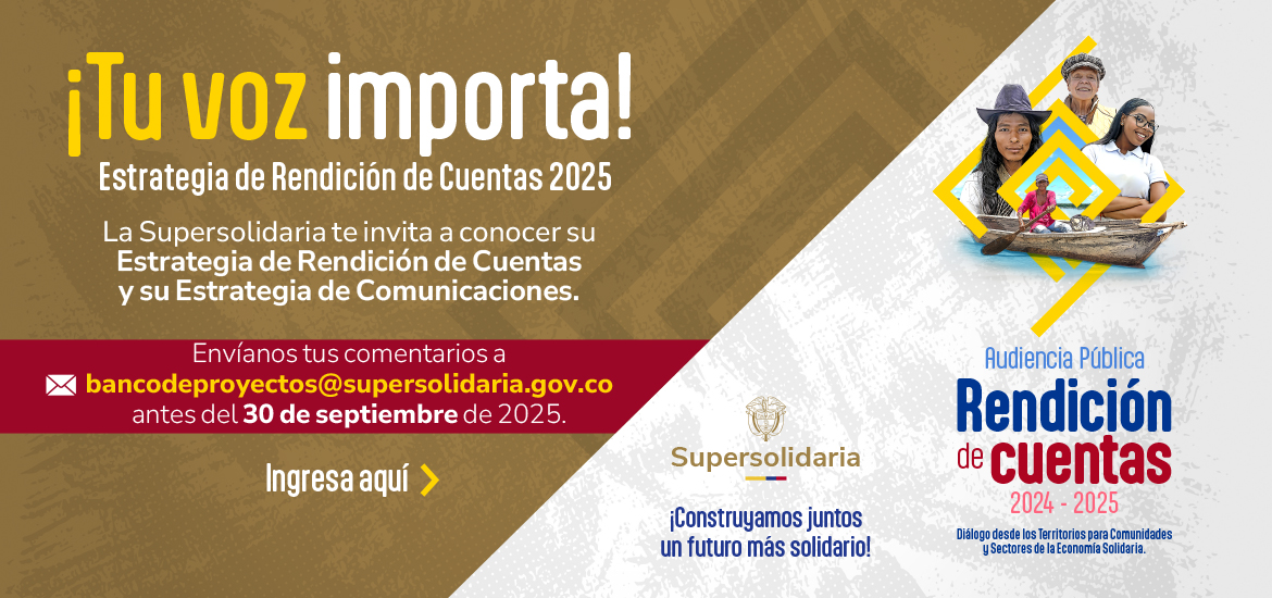 Banner estrategia de rendición de cuentas a comentarios
