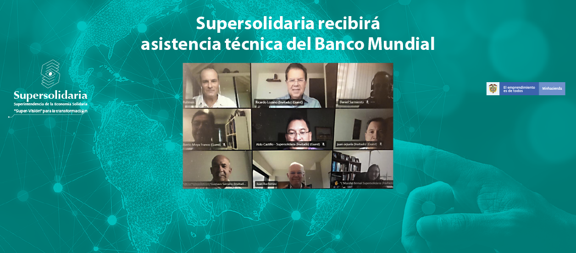 Supersolidaria recibirá asistencia técnica del Banco Mundial 