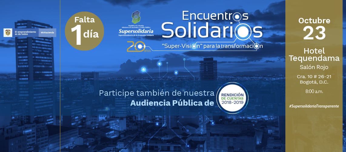 Conozca la agenda del Encuentro Solidario – Rendición de Cuentas