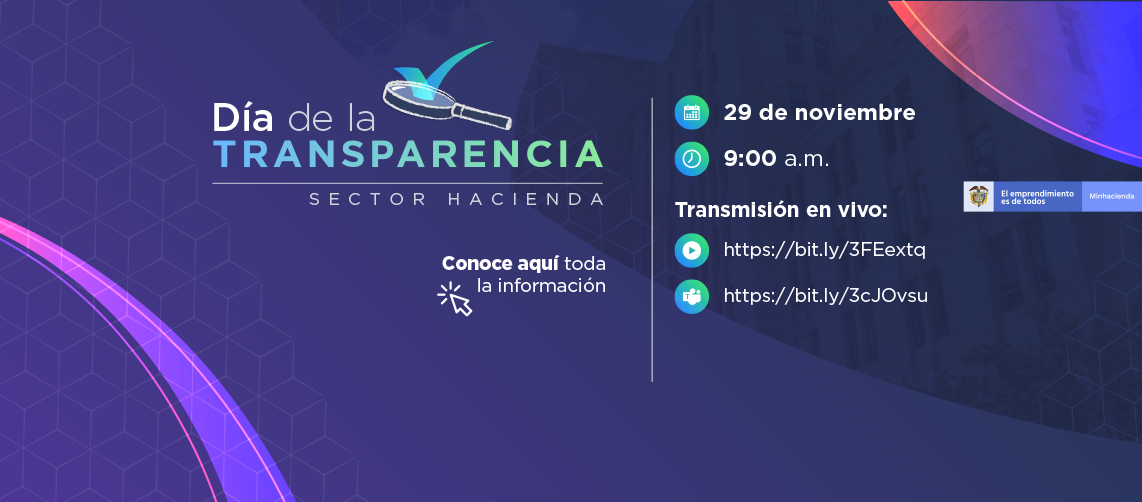 Noviembre 29 Día de la Transparencia Sector Hacienda