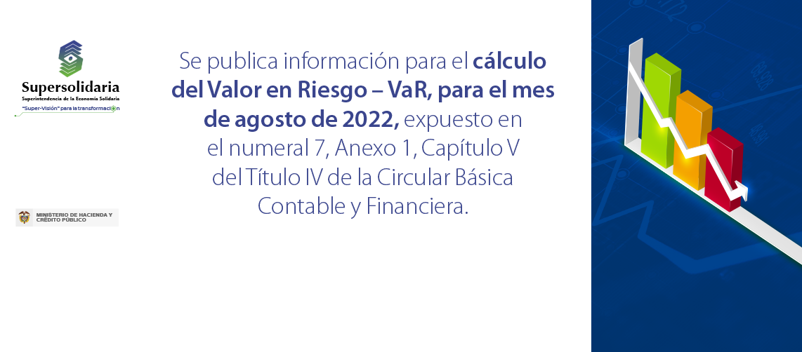 Información para el cálculo del Valor en Riesgo – VaR – Agosto