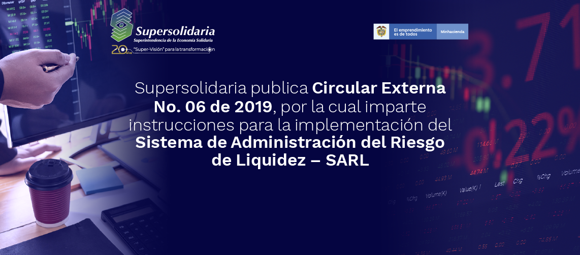 Circular Externa No. 06 de 2019, por la cual imparten instrucciones para la implementación del SARL