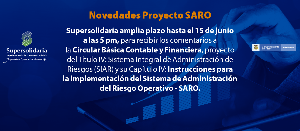 Se amplía plazo para comentarios proyecto SARO