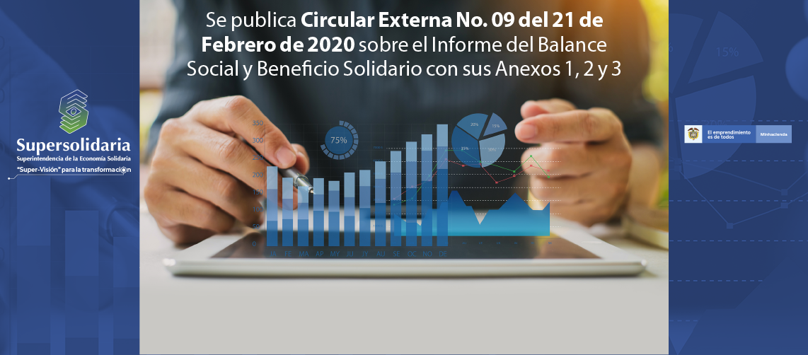 Supersolidaria publica Circular Externa No. 09 sobre el Informe del Balance Social y Beneficio Solidario