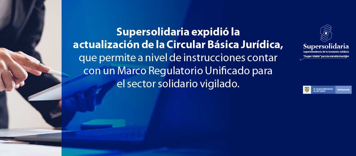 Supersolidaria expidió actualización Circular Básica Jurídica