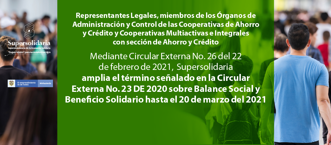 20 de marzo: plazo para remitir el Reporte de Balance Social y Beneficio Solidario 