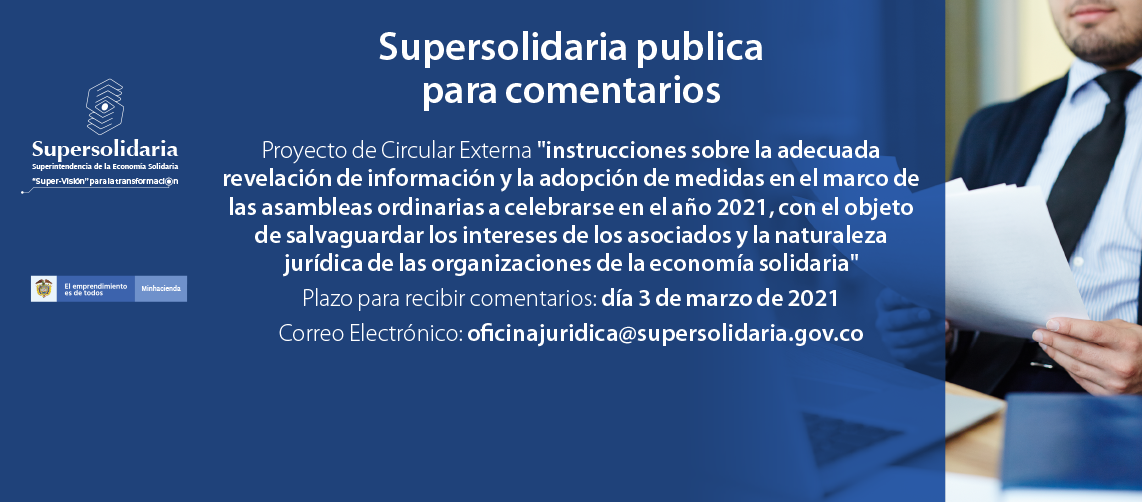 Proyecto Instrucciones adecuada revelación de información y adopción de medidas en el marco de las asambleas ordinarias 2021