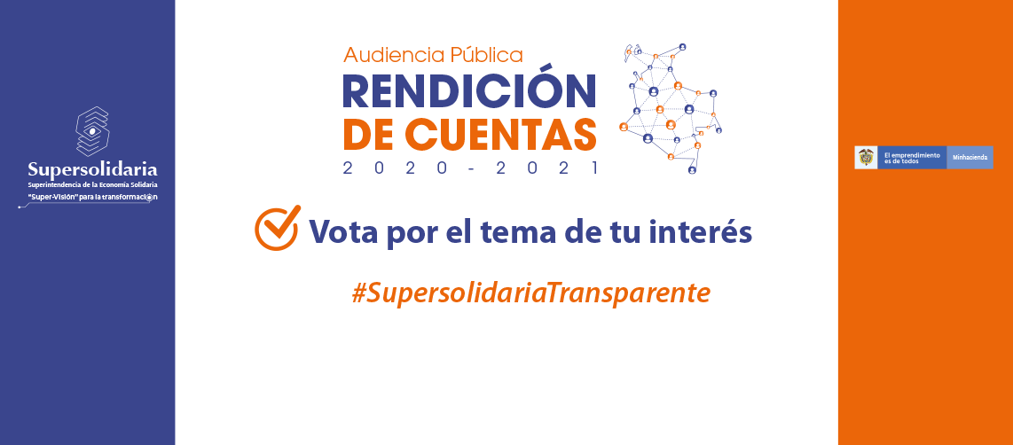 Vote por el tema de su interés para la Audiencia Pública Rendición de Cuentas 2020 - 2021