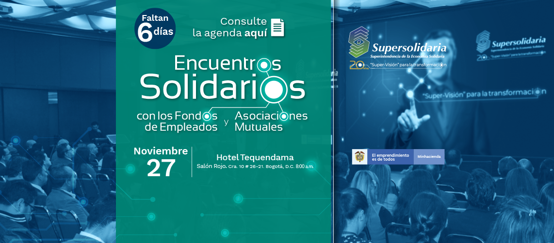 Conozca la agenda del Encuentro Solidario con Fondos de Empleados y Asociaciones Mutuales