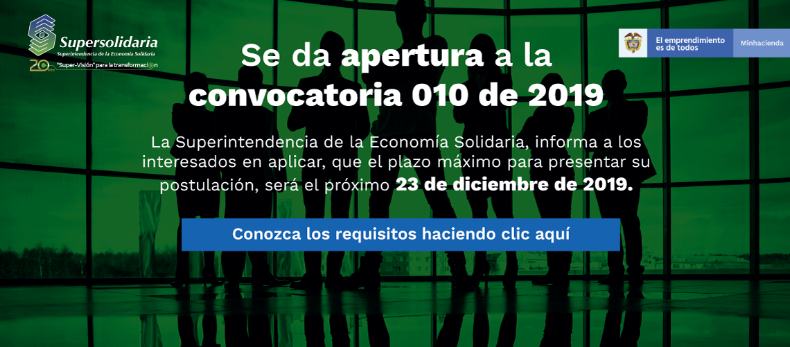 Participe en la Convocatoria 010 de 2019