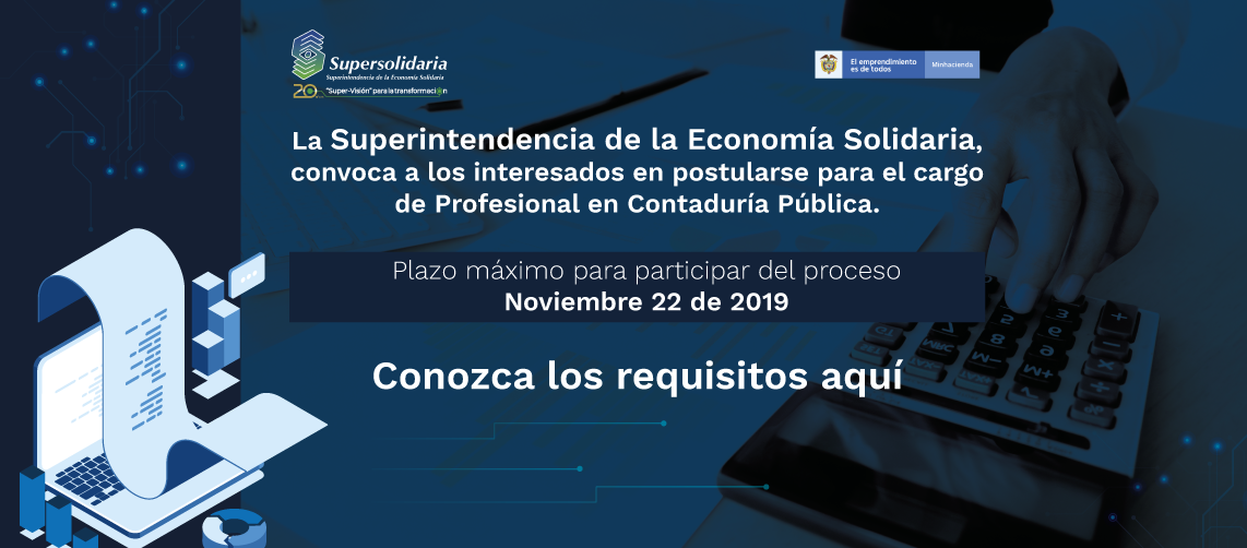 Convocatoria para profesional en Contaduría Pública 