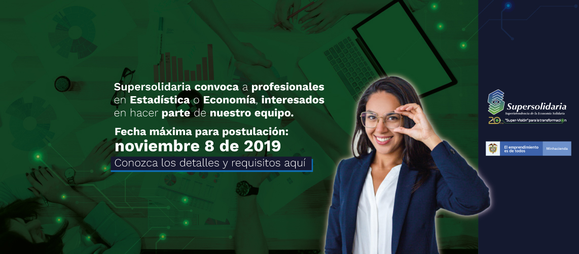 Convocatoria para profesional en Estadística o Economía