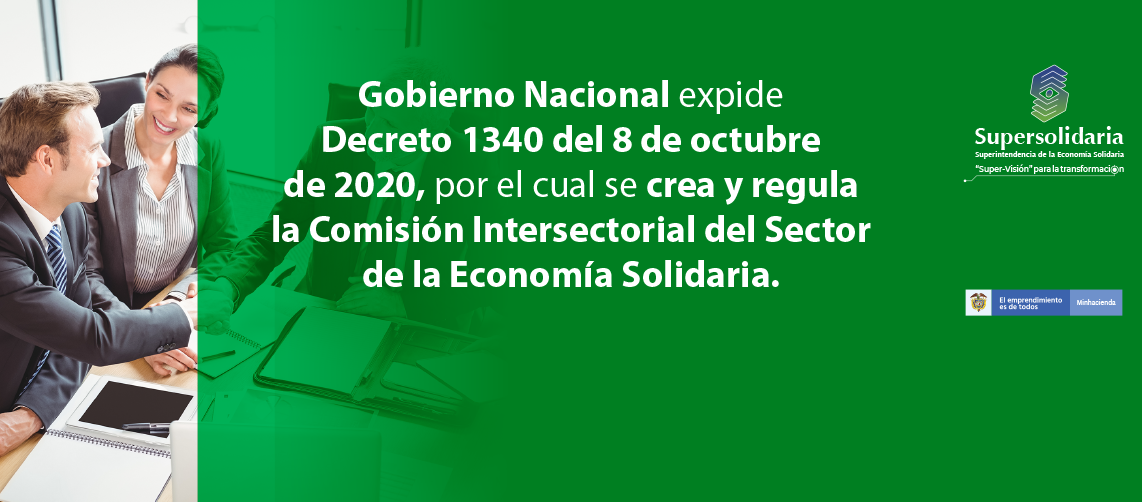 Se crea y regula la Comisión Intersectorial del Sector de la Economía Solidaria