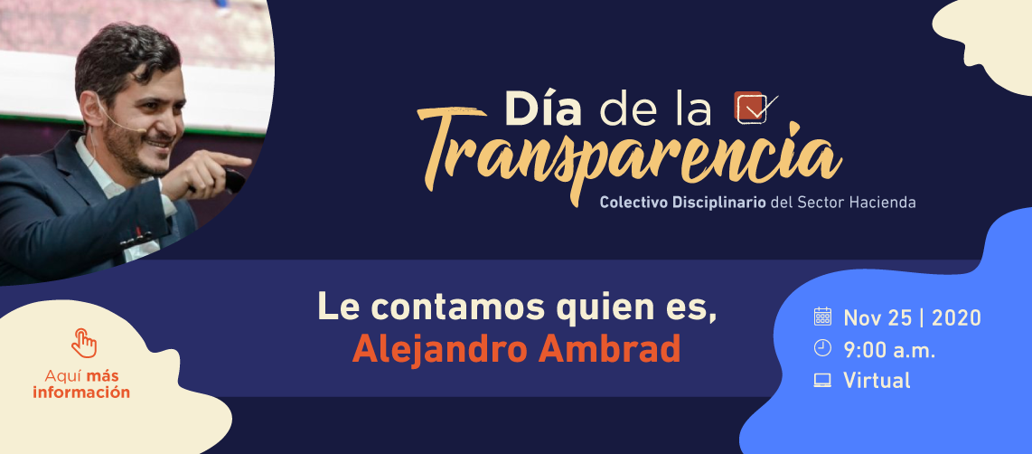 Alejandro Ambrad Chalela, conferencista en el Día de la Transparencia