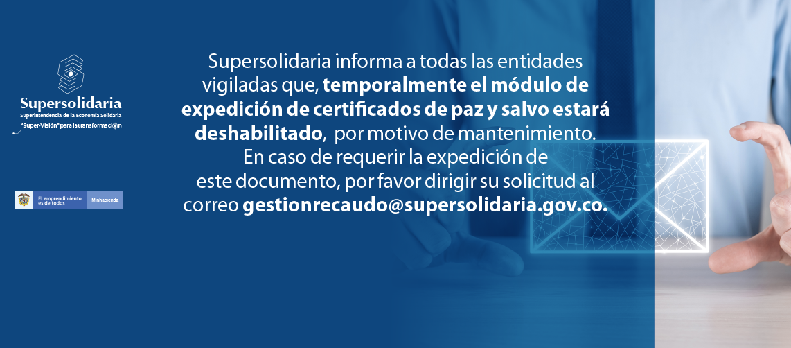 Temporalmente deshabilitado módulo expedición certificados paz y salvo