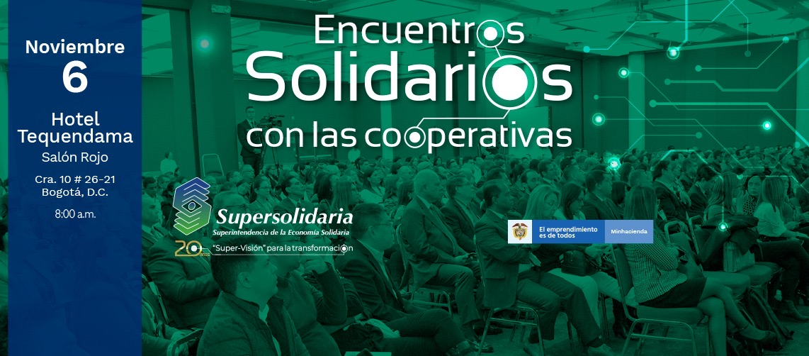 El próximo 6 de noviembre, Encuentro Solidario con las Cooperativas