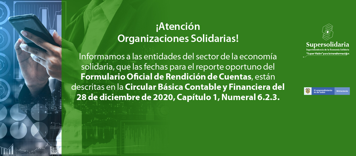 Fechas de presentación del Formulario Oficial de Rendición de Cuentas