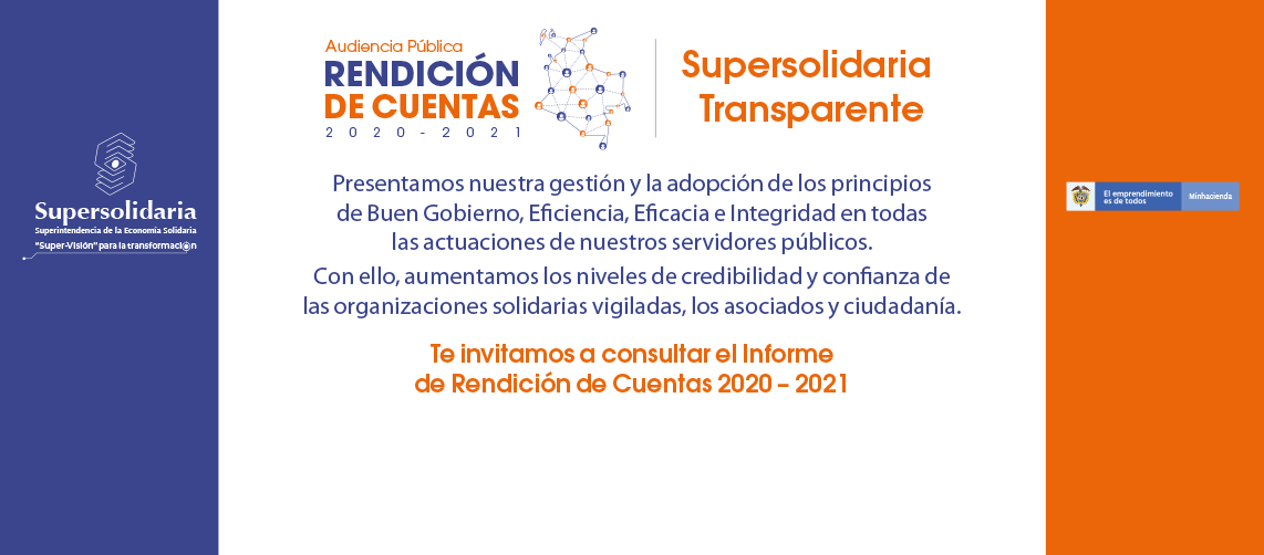 Invitamos a conocer y consultar nuestro Informe Rendición Cuentas 2020 - 2021