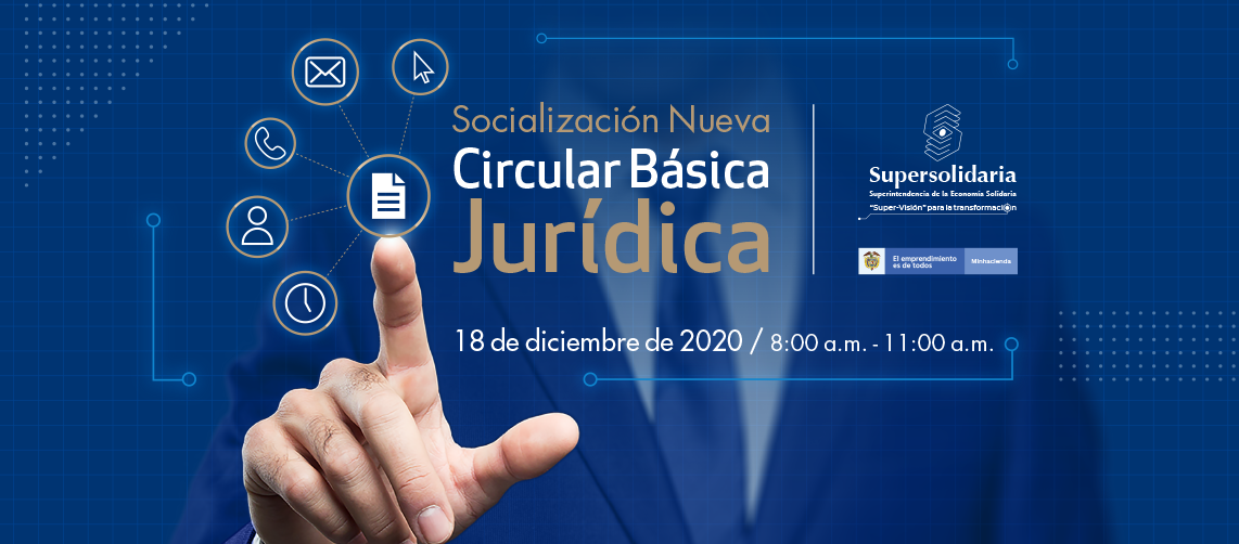 Con evento virtual, Supersolidaria presentará al sector, la nueva Circular Básica Jurídica