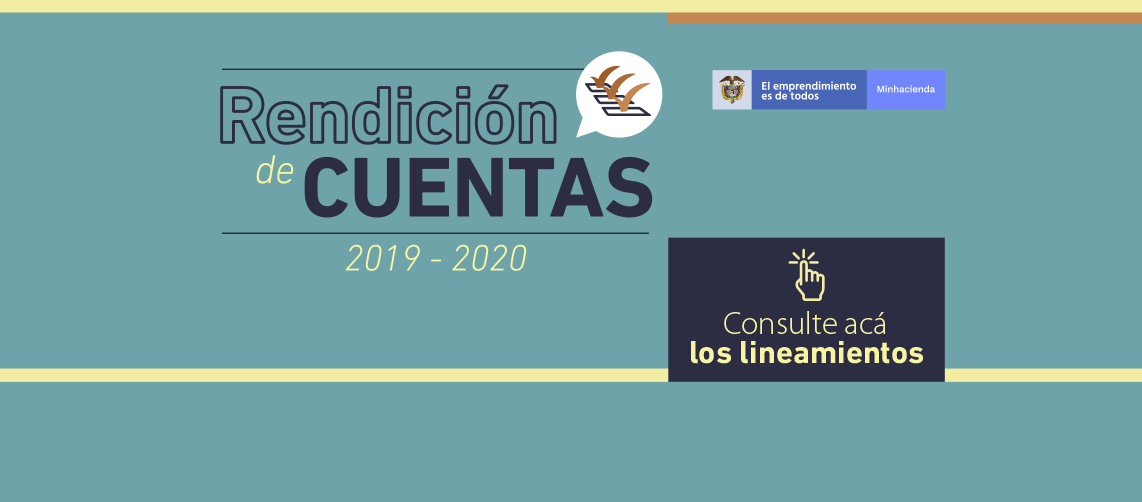 Consulte Manual para Rendición de Cuentas Ministerio de Hacienda