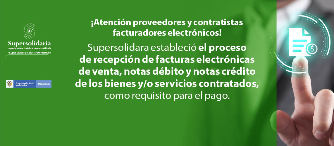 Proveedores y contratistas facturadores electrónicos