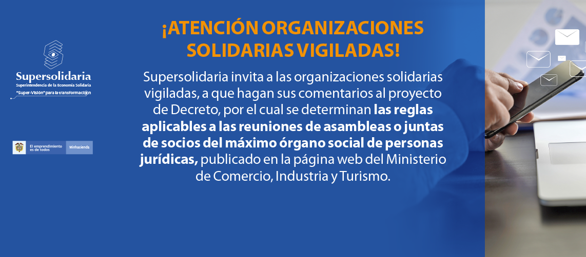 Para comentarios proyecto decreto reglas aplicables reuniones asambleas o juntas socios