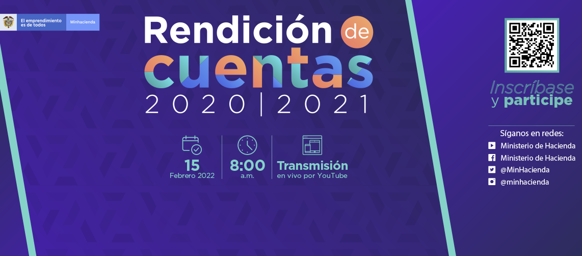 Participe el 15 de febrero en la Audiencia Pública Rendición Cuentas MinHacienda