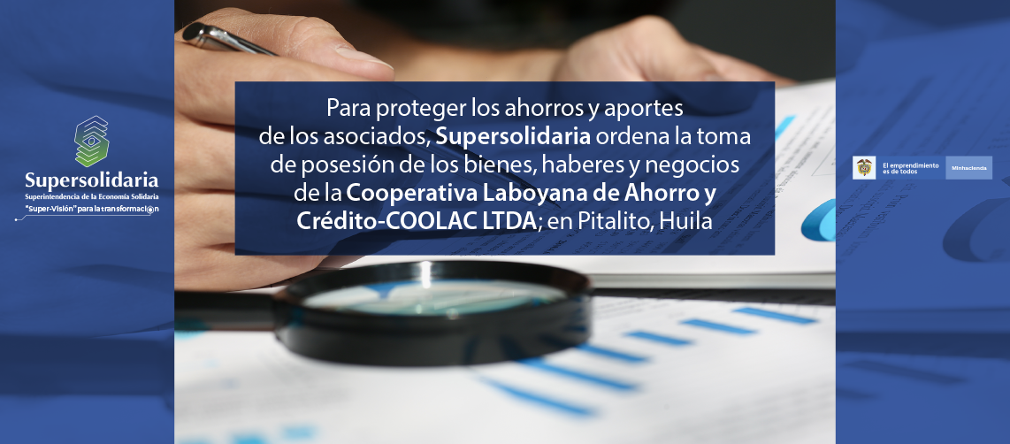 Toma de posesión para Cooperativa Laboyana de Ahorro y Crédito “COOLAC” 