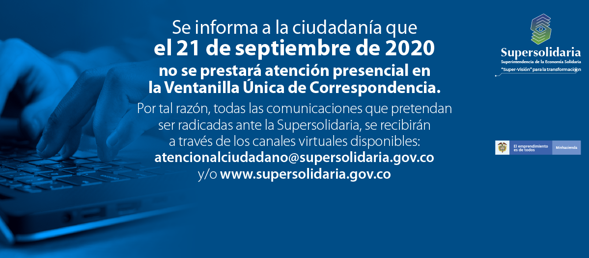 El 21 de septiembre no se prestará atención presencial en la ventanilla de correspondencia