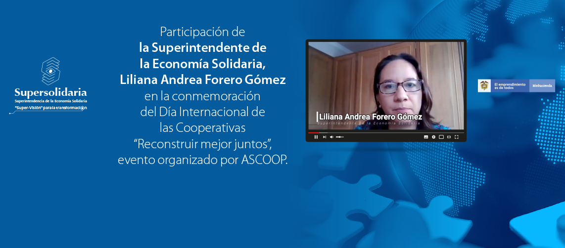 Superintendente (E) participó en el Día Internacional de las Cooperativas - ASCOOP