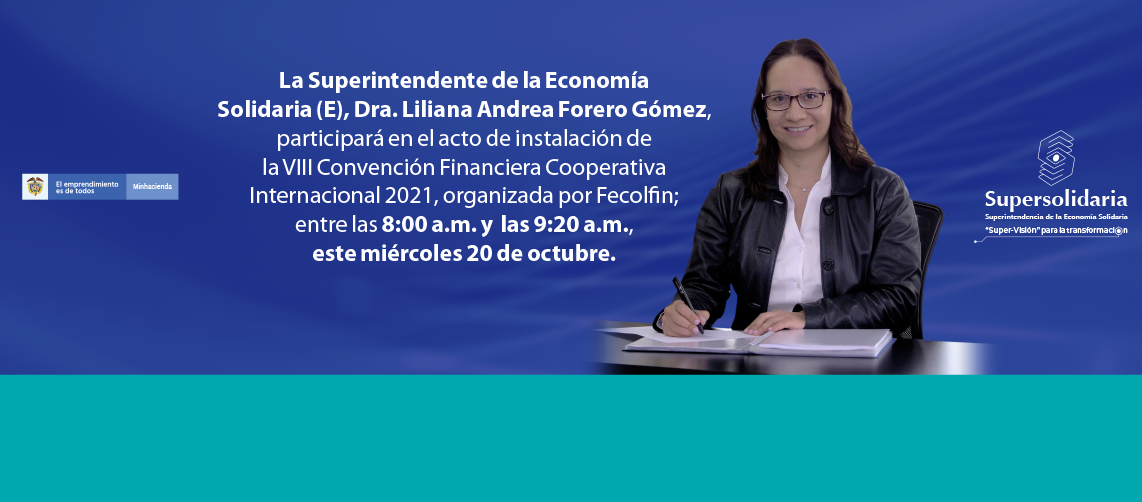 Superintendente estará en instalación VIII Convención Financiera Cooperativa Internacional 2021