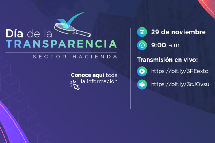 Noviembre 29 Día de la Transparencia Sector Hacienda Noviembre 29 Día de la Transparencia Sector Hacienda