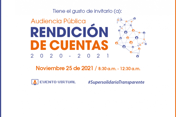 El próximo 25 de noviembre, Supersolidaria rendirá cuentas a la ciudadanía El próximo 25 de noviembre, Supersolidaria rendirá cuentas a la ciudadanía