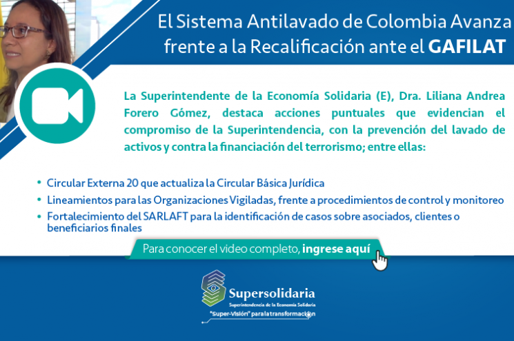 Sistema Antilavado Colombia Avanza frente Recalificación GAFILAT Sistema Antilavado Colombia Avanza frente Recalificación GAFILAT