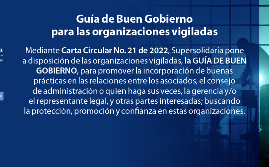 Guía de Buen Gobierno para las Organizaciones Solidarias Vigiladas