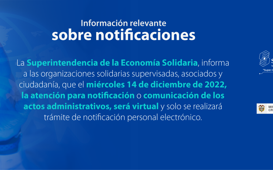 Banner información sobre notificaciones diciembre 14 de 2022