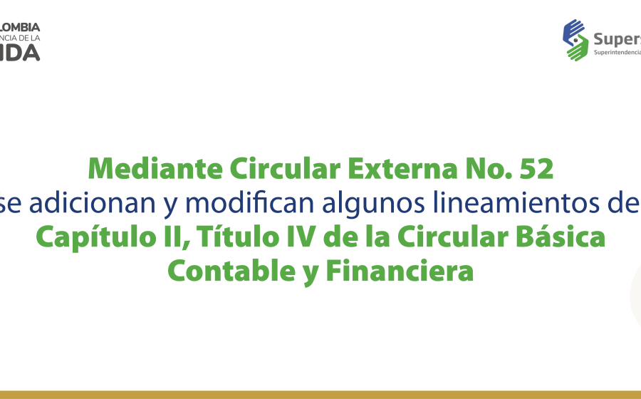 Circular externa numero 52